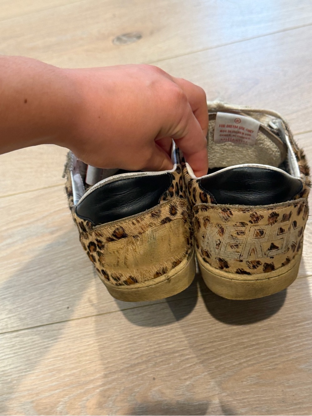 Golden Goose Leopard-Print Low-Top Sneakers in Brown and Black - Picture 4 of 7